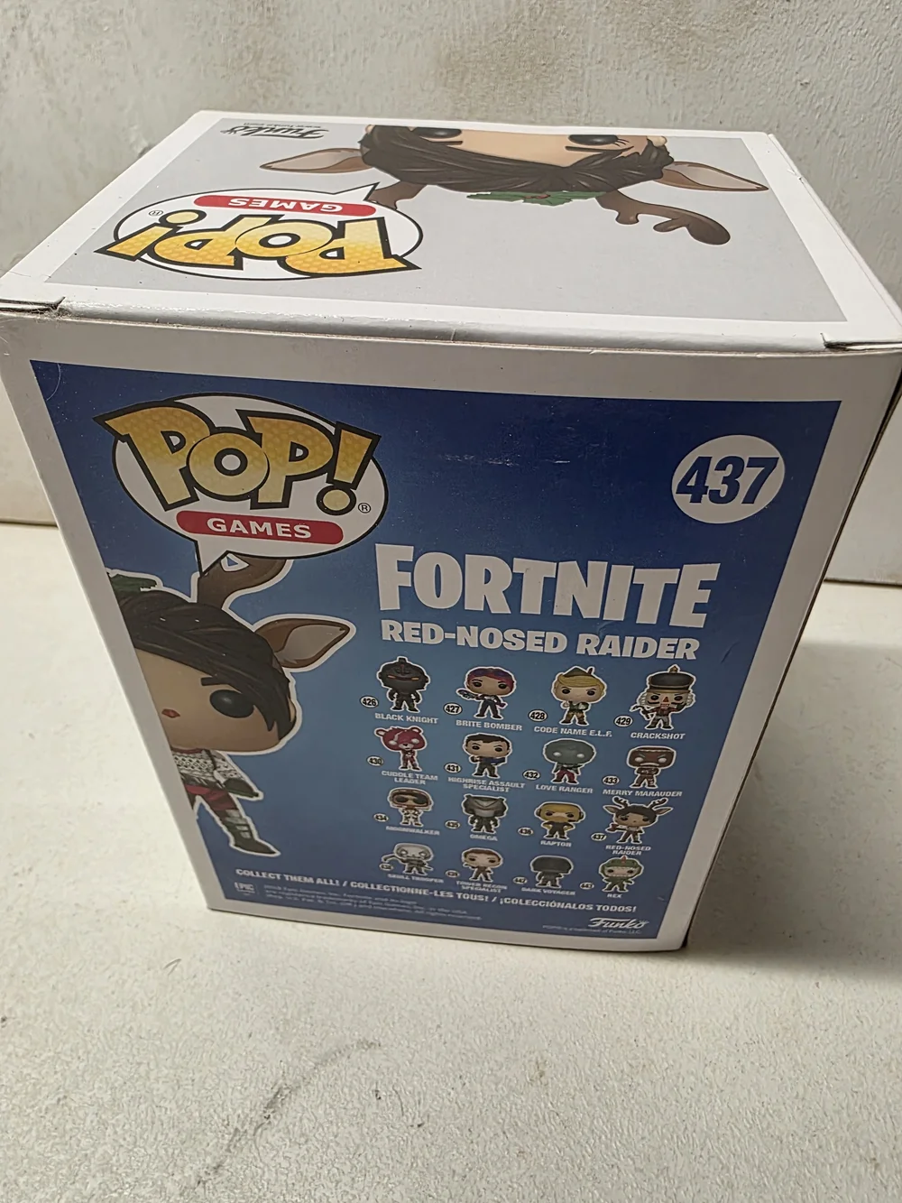 Funko Pop Fortnite Red-Nosed Raider #437 GameStop Exclusive 2018 Vaulted